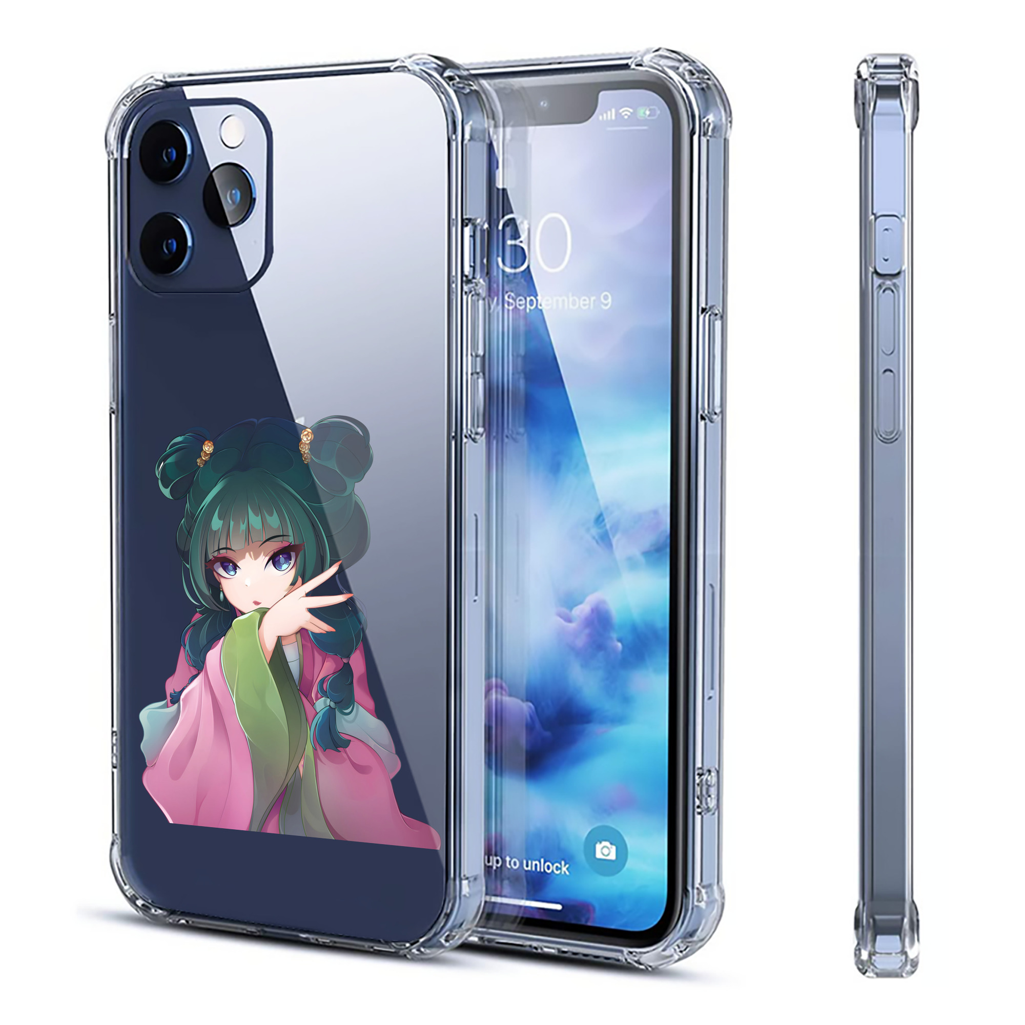 （画像用） 薬屋のひとりごと The Apothecary Diaries 【iPhone 12シリーズ対応】透明スマホケース（クリアソフトケース）